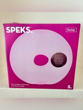 NEW! SPEKS JUMBO Gump Stress LOOP - Moon Jelly (pinkish-purple)